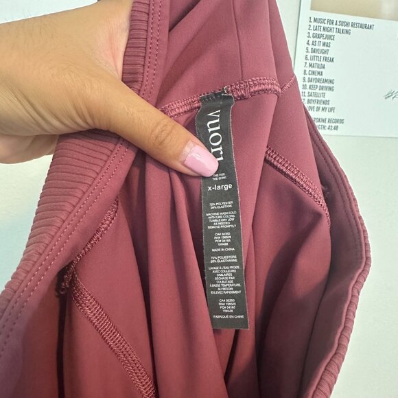 Vuori RIb Studo Leggings XL Athletic Activewear High Rise Athleisure Stretch - Picture 9 of 9